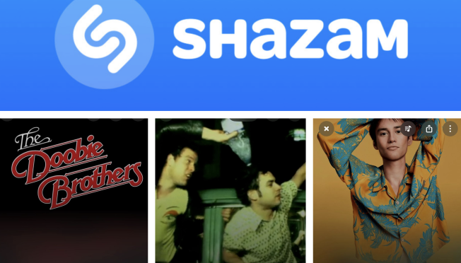 街中で音楽認識アプリShazamを稼働させ The Doobie Brothers, The Caesars & Jacob Collier のデータにアクセスして曲を改めて楽しめた♪（Shazam #130）